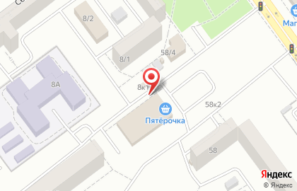 Киоск по продаже хлебобулочных изделий в Калининском районе на карте