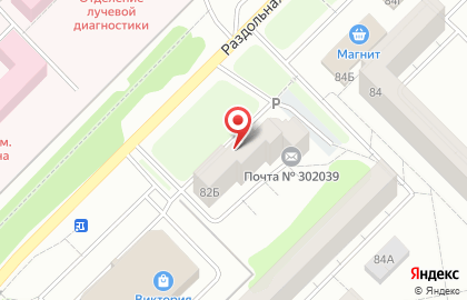 Почта России в Орле на карте
