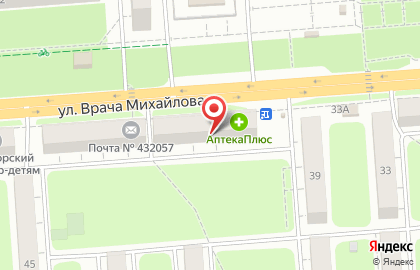 Страховая компания СберСтрахование на улице Врача Михайлова на карте