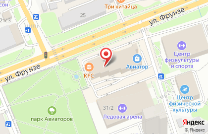 Торгово-развлекательный центр Авиатор во Владивостоке на карте