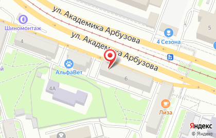 Продуктовый магазин Августина на метро Площадь Тукая на карте