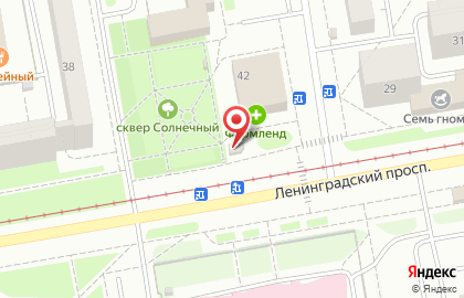 Пекарня Хлебница на Ленинградском проспекте на карте