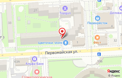 Магазин эротических товаров Мир любви в Советском районе на карте