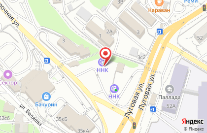 АЗС НК Альянс на Луговой улице на карте