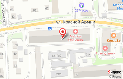 Магазин корейских автоаксессуаров и автозапчастей Экспресс-Авто на улице Красной Армии на карте