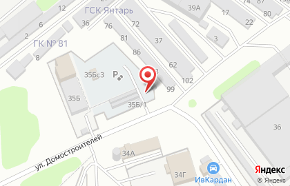 Автостоянка в Иваново на карте