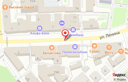 Верхняя одежда, ИП Дутырина И.И. на улице Ленина на карте