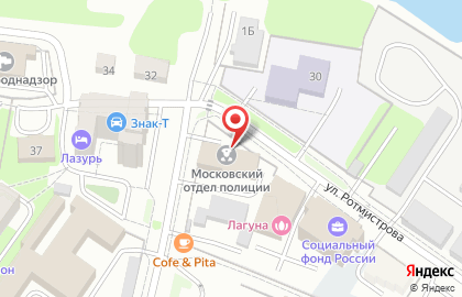 Московский отдел полиции Управления МВД России по г. Твери на карте