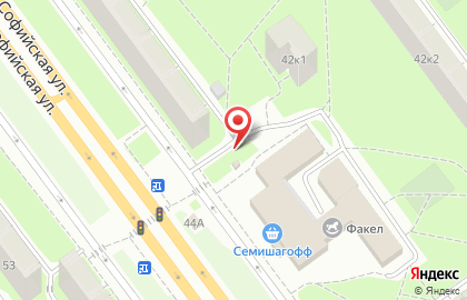 Магазин овощей и фруктов в Фрунзенском районе на карте