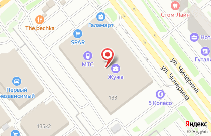 Сеть гипермаркетов Молния на улице Братьев Кашириных на карте