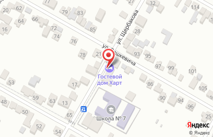 Продовольственный магазин Идеал на улице Щербакова на карте
