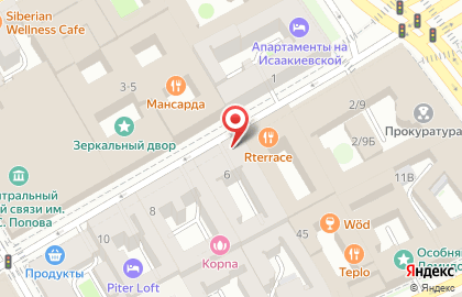Автоправо на Почтамтской улице на карте