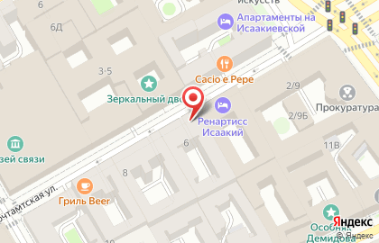 Бизе на Почтамтской улице на карте