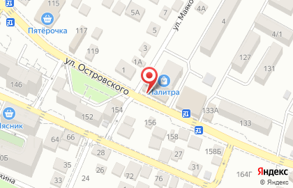 Магазин мяса птицы на улице Маяковского на карте