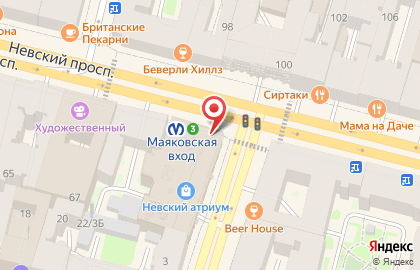 Фирменный магазин Павловопосадские платки в Центральном районе на карте