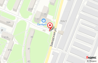 Пункт приема вторсырья ЭкоДом на Заводской улице на карте