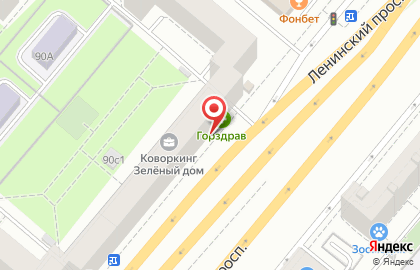 Алкомаркет Винлаб на метро Проспект Вернадского на карте