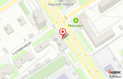 Стоматологический кабинет в Костроме на карте