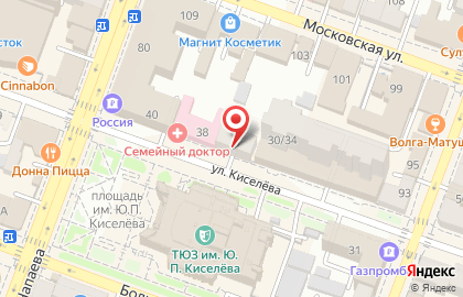 Мебельный магазин Мир Кухни в Кировском районе на карте
