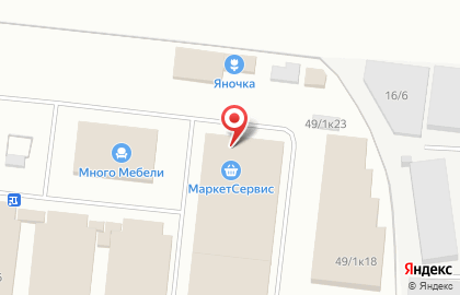 МаркетСервис на площади Сибиряков-Гвардейцев на карте