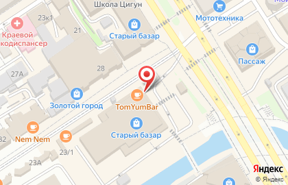 Кафе паназиатской кухни TomYumBar на Мало-Тобольской улице на карте