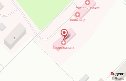 Больница РЖД-Медицина г. Сосногорск на улице Герцена на карте