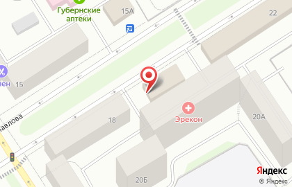 Продуктовый магазин в Красноярске на карте