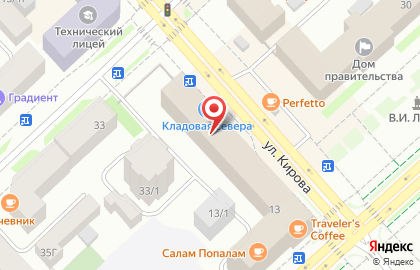 Samsung на улице Кирова на карте