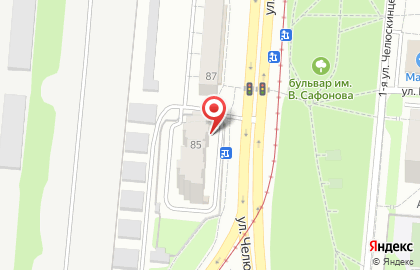 Автомагазин Авто Пластик ВАЗ на улице Челюскинцев на карте