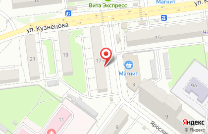 Магазин мясных полуфабрикатов Ариант на Ярославской улице, 2 на карте