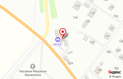 Гостиница М53 на карте