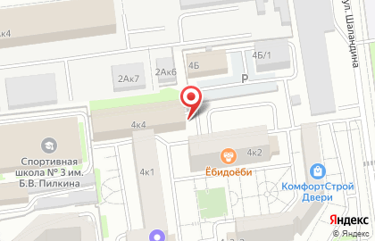 Автопаркинг Мега на карте