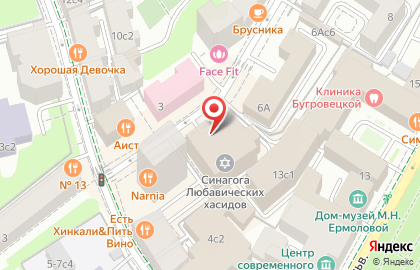 Ресторан Иерусалим в Москве на карте