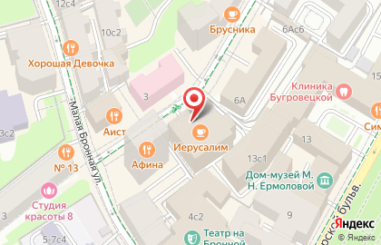 Еврейская община любавических хасидов Агудас Хасидей Хабад на карте