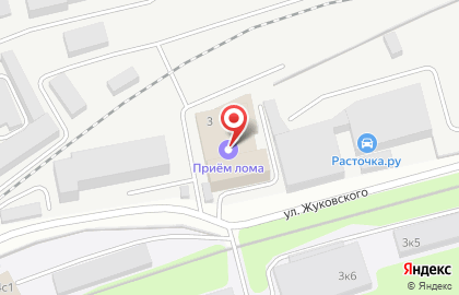 Клининговая компания "Чистый дом" на улице Жуковского на карте