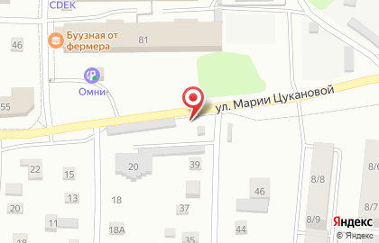 Автостоянка в Иркутске на карте