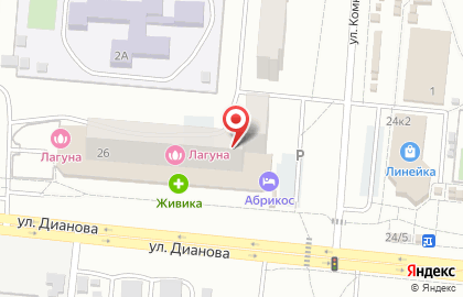 Гостиница Аванта в Кировском районе на карте