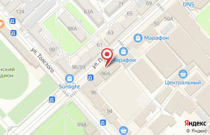 Автостоянка Антей в Нальчике на карте