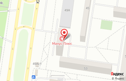Медицинский центр Манус-плюс в Автозаводском районе на карте