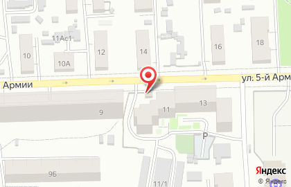 Сеть цветочных салонов Жасмина на улице 5 Армии на карте