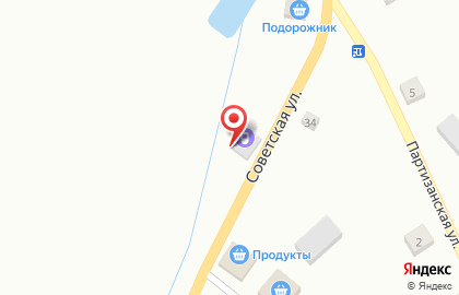 Продуктовый магазин в Новосибирске на карте