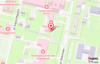 Детская Поликлиника # 54 на карте