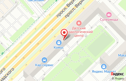 Автошкола МосАвтошкола на улице Строителей на карте