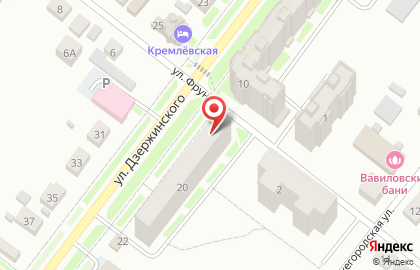 Магазин Разливной мир на улице Дзержинского на карте