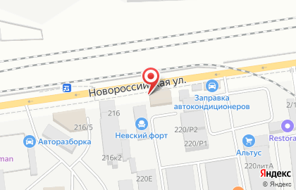 Столовая Поешь-ка на Новороссийской улице на карте