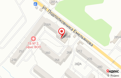 Парикмахерская в Калининграде на карте