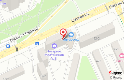 Флорист на Окской улице на карте