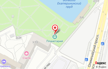 Планетарий Центральный дом Российской армии на карте