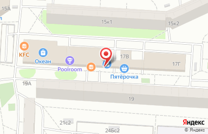 Пиццерия Domino`s Pizza на Вешняковской улице на карте