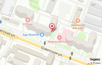 Студия красоты L`oreal на Советской улице на карте